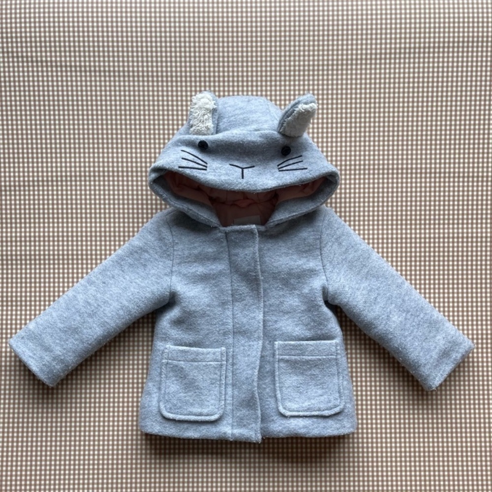 Cat‎ & Jack rabbit coat. 12 Months